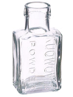 4.5" Pharmacist Glass Bottle  Clear (pack of 12)