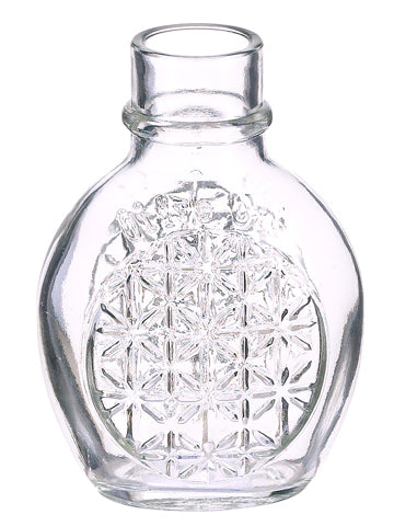 5" Olive Glass Bottle  Clear (pack of 12)