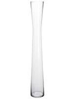 6.5"Dx47"H Glass Vase  Clear (pack of 1)