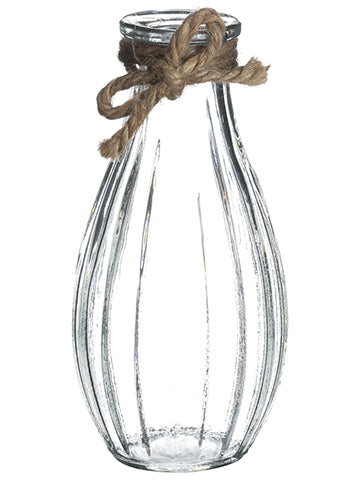5.5" Glass Vase  Clear (pack of 24)
