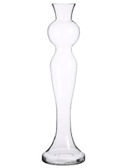 10"Dx35"H Tall Vase  Clear (pack of 1)