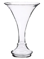 12.25"Dx19"H Vase  Clear (pack of 1)