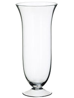 7.25"Dx16.5"H Glass Vase  Clear (pack of 1)