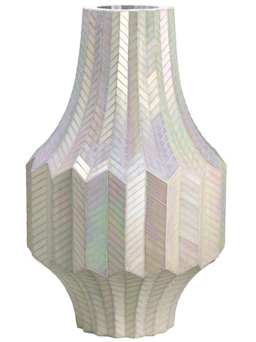 24"Dx43"H Mosaic Container  Iridescent (pack of 1)