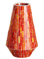 16.25" Mosaic Container  Orange (pack of 1)