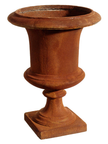 25.2"Hx18.9"D Fiberglass Urn  Rust (pack of 1)