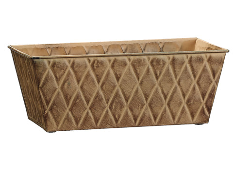 3.5"Hx5"Wx10"L Small Bread Tray Two Tone Brown (pack of 36)