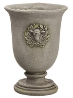 10"Hx7.5"D Lamb Planter  Antique Gray (pack of 1)