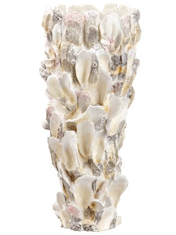 18" Shell Container  Beige (pack of 2)