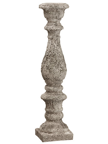 31.5"Hx7.6"D Candleholder  Gray (pack of 1)