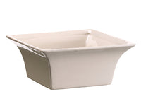 3"Hx8"Wx8"L Square Container  White (pack of 1)