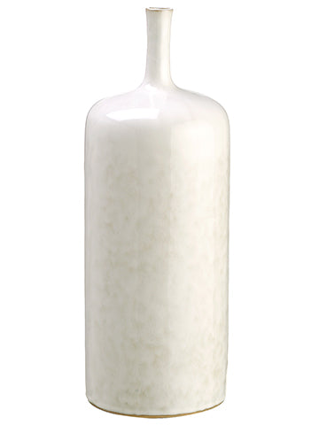 14" Porcelain Vase  Cream (pack of 2)