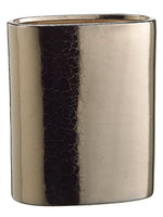 8" Large Oval Pot  Two Tone Brown (pack of 1)