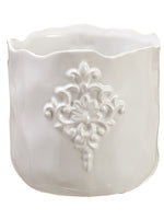 5.5"Hx5.5"D Ceramic Vase  White (pack of 2)