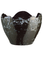 12"Hx21.2"Wx21.6"L Ceramic Vase Antique Brown (pack of 1)