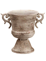 6.5"Hx5"D Metal Urn  Pewter (pack of 4)