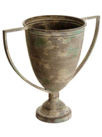 12.5"Hx14"D Metal Urn  Antique Gray (pack of 2)