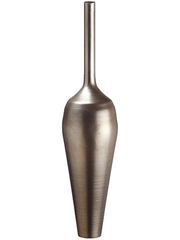 16"Hx5.5"D Metal Bottle  Antique Gold (pack of 1)