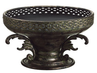 13.5"Dx8"H Round Urn  Bronze (pack of 1)