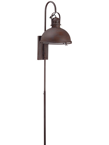 61.75" Metal Wall Lamp  Rust (pack of 1)