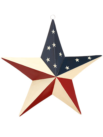 23.2" Star Wall Decor  Red Blue (pack of 4)
