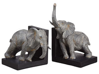 Elephant Bookend (2 ea/set)  Antique Gray (pack of 2)