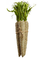 14" Carrot Bundle x3  Natural Green (pack of 4)