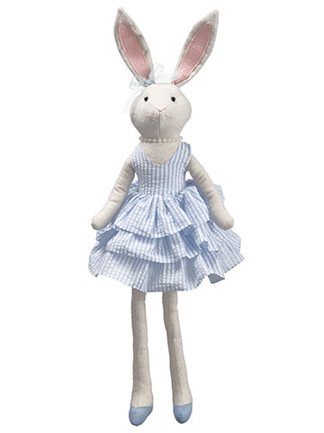 27" Mrs. Bunny  Blue (pack of 6)
