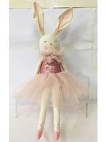 24" Ballerina Bunny  Cream Pink (pack of 4)