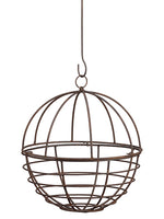 12" Hanging Planter  Rust (pack of 2)