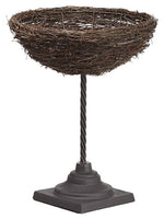 20"Hx15"D Twig Basket on Stand Brown (pack of 1)