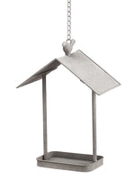 13.75" Bird Feeder  Gray Whitewashed (pack of 6)
