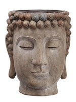 16.75"Hx14.5"D Buddha Planter  Antique Brown (pack of 1)