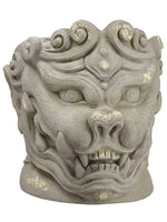 16.75" Lion Planter  Antique Gray (pack of 1)