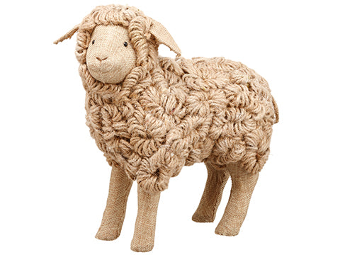 11.5" Sheep  Brown Whitewashed (pack of 2)