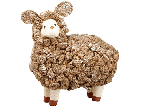 12.5" Sheep  Brown Whitewashed (pack of 2)