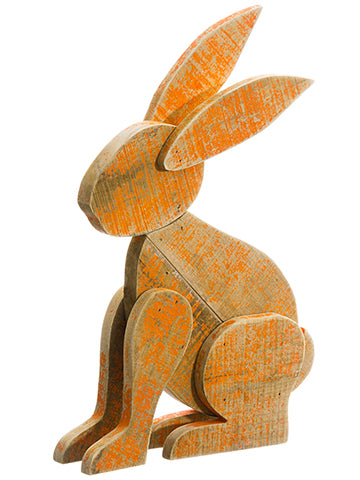 13.75" Bunny  Brown Red (pack of 4)