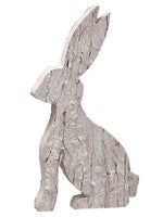 13.5" Bunny Table Top  Whitewashed (pack of 6)