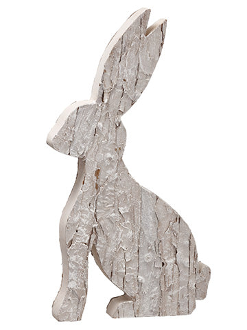 13.5" Bunny Table Top  Whitewashed (pack of 6)