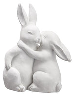 10" Poly Resin Bunny  White (pack of 1)