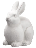 17" Terra Cotta Bunny  White (pack of 1)