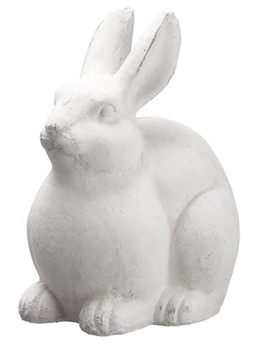 17" Terra Cotta Bunny  White (pack of 1)