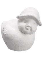 6" Cement Chick  White (pack of 4)