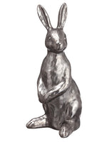 15.75" Bunny  Silver (pack of 2)