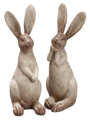 11.5" Bunny (2 ea/set)  Beige Brown (pack of 2)