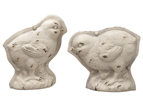 4.5"-5" Chick Chocolate Mold (2 ea/set) Antique Beige (pack of 4)