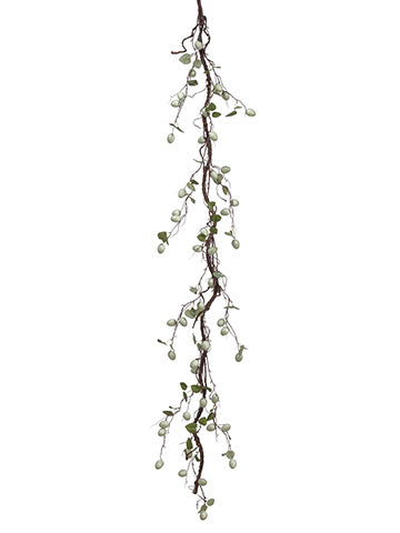 5' Egg Garland  Seafoam (pack of 3)