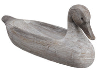 6.75" Duck Planter  Gray Brown (pack of 2)