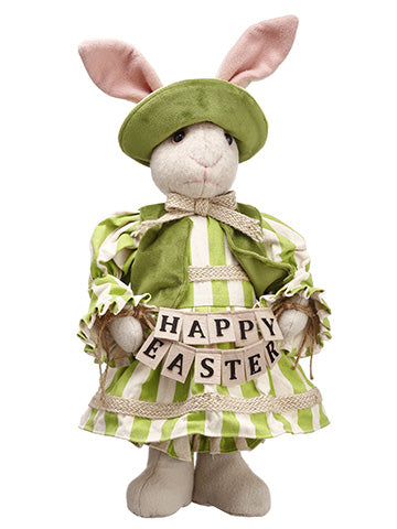 17" Mrs. Bunny  Green Yellow (pack of 2)