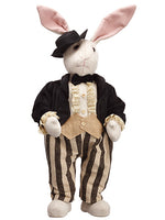 24.75" Bunny  Black Beige (pack of 1)
